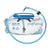 Blue and clear lumbar water reservoir with Big Zip EVO cap and hose