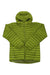 Men’s hooded puffer jacket, full-zip, quilted insulation, bright green