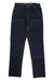 Carhartt Men's Rugged Flex Relaxed Double Front Jeans in dark blue feature yellow stitching, double front detailing, straight legs, and both front and back pockets for a relaxed fit.