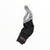 A pair of black and gray Rapha Mens Pro Team Bib Shorts II - Long with pink RAPHA branding on the leg, featuring a dual-density chamois pad, shown on a white background.
