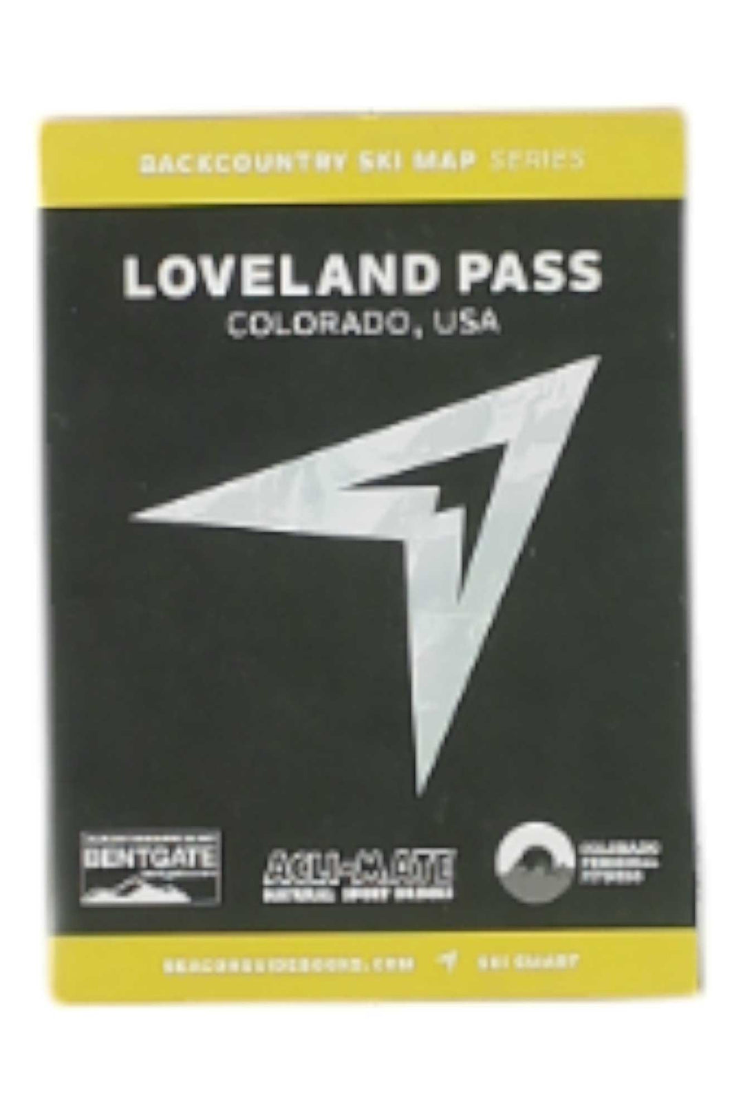 Beacon Guidebooks Loveland Pass Map Beacon Guidebooks