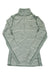 Kari Traa Maud women's sage patterned half-zip top with stand collar
