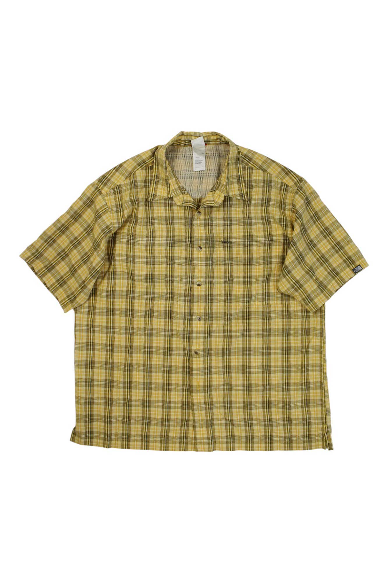 Mens Plaid Short Sleeve Button Up The North Face
