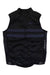 The Rapha Mens Brevet Insulated Gilet is a black, sleeveless cycling vest with a front zipper, reflective stripes, mesh side panels, and an embroidered Rapha logo on the left chest—designed for versatile performance.