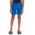 Boys water shorts in royal blue with The North Face logo on right leg