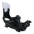 The YES Select Snowboard Bindings, featuring a black base, white highback, adjustable straps, and a textured footbed for enhanced board control, are displayed on a white background.