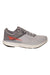 Light grey running sneaker with orange accent stripe, lace-up top, white outsole