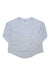 Women’s raglan sleep top, dove blue long sleeves and crew neck