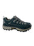 Women’s hiker shoe in dark green with lace-up front and rugged tread sole