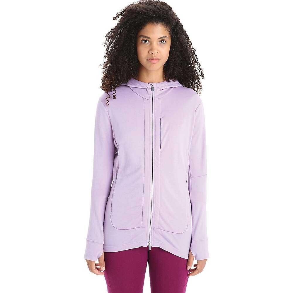 Icebreaker Womens Quantum III LS Zip Hoodie Icebreaker