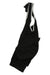 Black sleeveless athletic singlet with white trim, made from stretchy men's cycling apparel material. Perfect for pairing with Mens Bib Shorts for sports such as wrestling or cycling. Displayed flat on a white background.