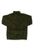 Outdoor Research Men's SuperStrand LT Jacket in olive green, featuring an ultralight quilted design, front zipper, high collar, and two zippered side pockets, shown flat on a white background.