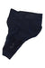 A pair of Rapha Core Cargo Shorts in dark navy blue, featuring the white Rapha logo on the lower left side, displayed flat on a white background.