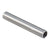A single, cylindrical metal tube with a hollow center, shown on a white background. The Blackburn Raceday Trainer Thru Axle Adaptor is perfect for use as an indoor bike trainer accessory.