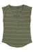 Womens Deep V Casual Striped Top Prana