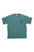 The Marmot Women's Outdoor Marty SS Tee is a teal short-sleeve shirt featuring a small graphic and "VERSCOUT FOR SUPS" text on the left chest, laid flat on a white background.