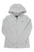 Women’s zip-front hoodie sweatshirt, light gray, The North Face logo