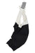A black and white tote bag with a single wide strap features black horizontal stripes on white—a simple, modern design reminiscent of Rapha Mens Pro Team Bib Shorts II - Regular and their race-grade chamois.