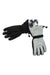 The Scott USA Womens Ultimate Warm Glove features one black and one gray glove with black accents and a "scott" logo on the gray cuff—ideal for skiing or staying warm on cold winter days. Tag attached.