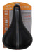 Serfas men's E-Gel bicycle saddle, black contoured shape with gel channels