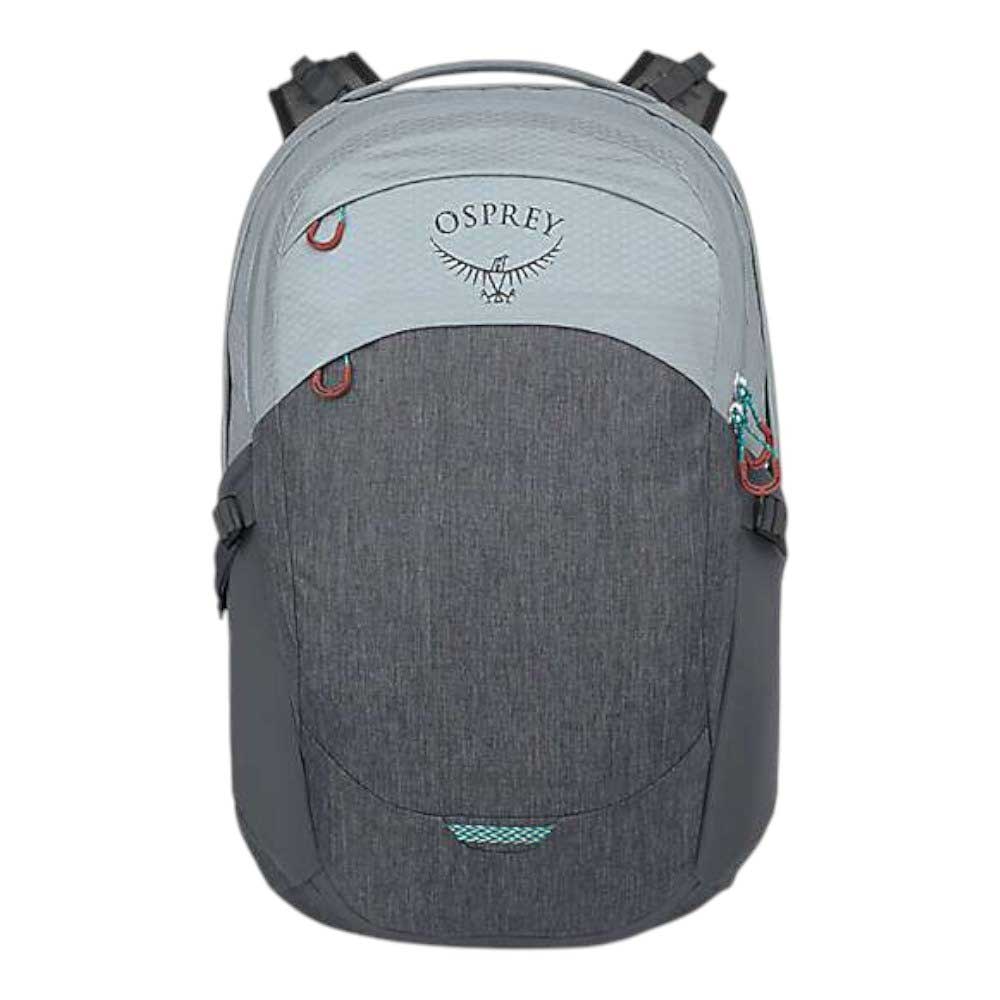 Gray Osprey Parsec 26 backpack with front pocket and logo