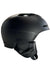 Bicycle MIPS helmet, matte black shell with black chin strap and rear vents