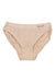 The Boody Womens Classic Bikini is a beige, eco-friendly underwear with “BOODY” near the waistband. Made from soft, seamless, moisture-wicking fabric and shown laid flat against a white background.