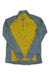The Craft Sportswear Men's Adv Nordic Wool Half Zip Top features a yellow front panel, gray sleeves and sides, moisture-wicking fabric, a short front zipper, and the Craft logo on the chest.
