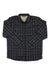 Simms long-sleeve plaid button-up shirt, dark gray check