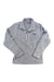 The North Face Gordon Lyons 1/4 Zip is a heather gray men's fleece jacket with a quarter-zip front, chest pocket, and sweater-knit zip made from recycled polyester. The logo appears on the left chest. Shown laid flat on a white background.