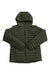 A dark green Marmot Women's Echo Featherless Hoody with synthetic insulation and a front zipper, laid flat on a white background.