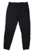The Eddie Bauer First Ascent Women's Guide Jogger in plain black features UPF 50+ protection, an elastic waistband and cuffs, shown flat on a white background.