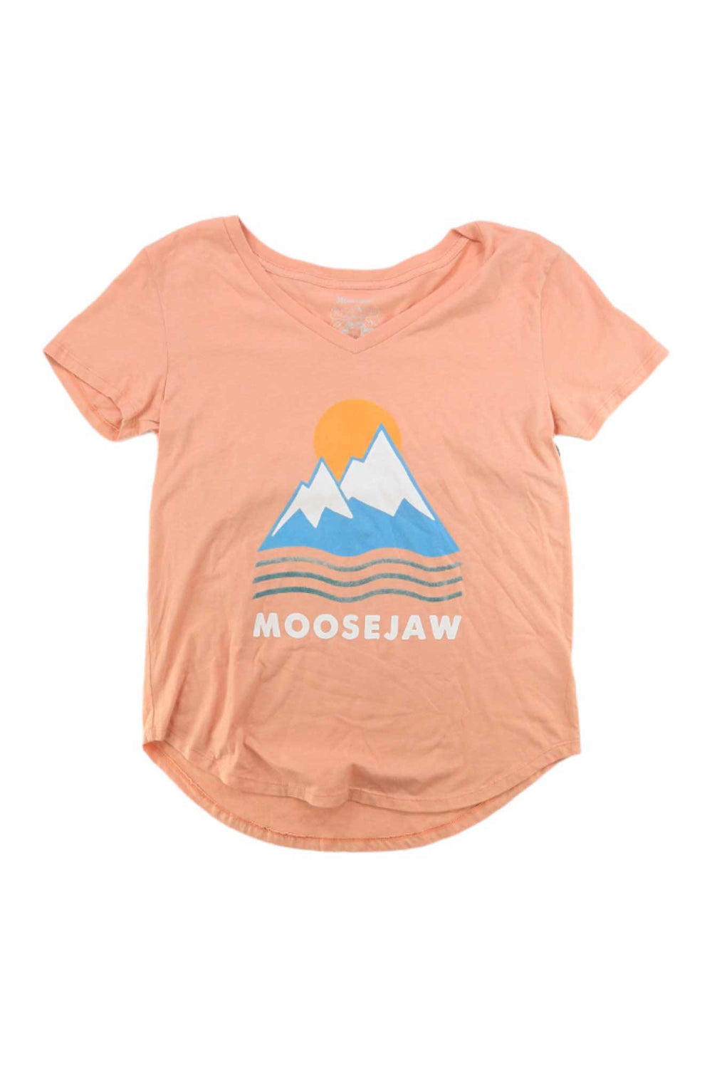 Moosejaw Womens Iceberg Salad Flowy V-Neck SS Tee Moosejaw