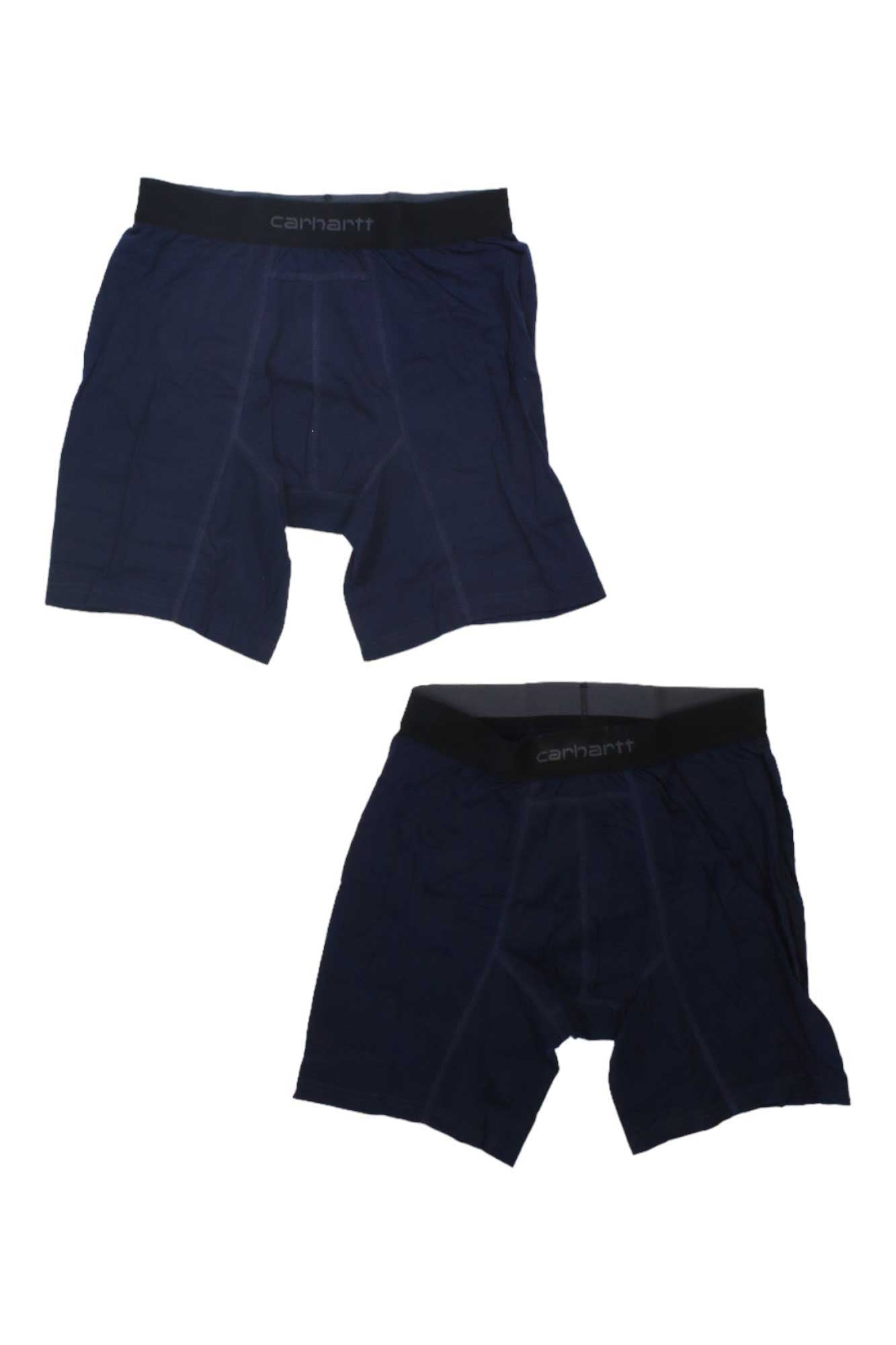 Carhartt Mens 8 Inch Basic Cotton-Poly Boxer Brief 2 Pack Carhartt