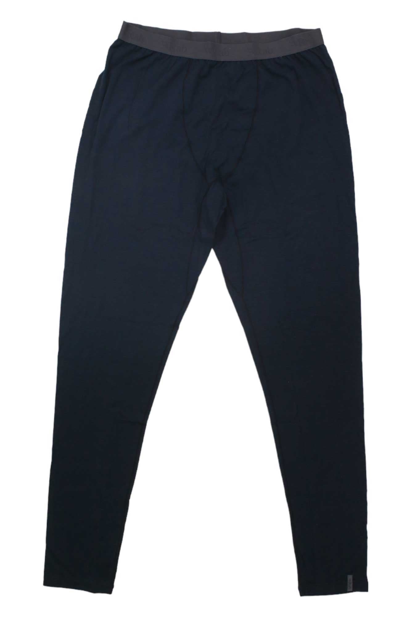 Men's Rab Syncrino leggings, dark navy, elastic waistband, full length