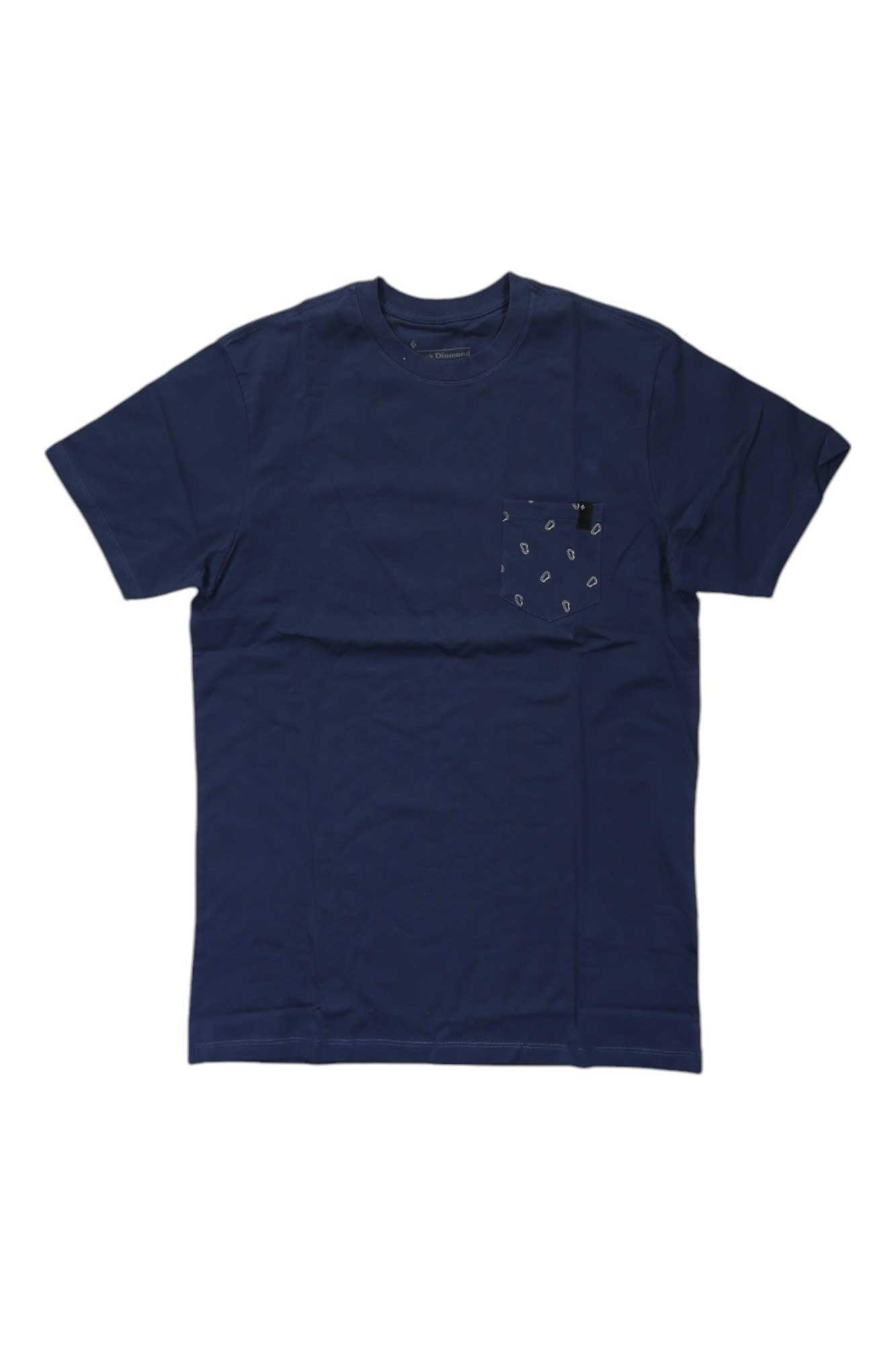 Black Diamond Mens Pocket Square Tee Black Diamond