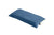 The Nemo Fillo Elite Pillow, a blue rectangular camping pillow with a soft cover, rests on a white background. It features a small black valve and yellow strap for easy inflation and ultralight backpacking use.