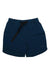 Men's lightweight 6-inch shorts, pond blue with drawstring elastic waist