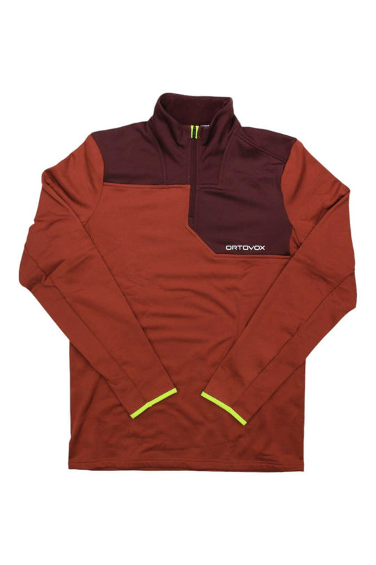 Ortovox Mens Fleece Light Zip Neck Pullover Ortovox