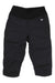 The Outdoor Research Womens Zendo Capri is a pair of black, knee-length hiking pants for women featuring a wide waistband and two front pockets, shown against a white background.