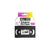 A 10m roll of Muc-Off Rim Tape (28mm) with a cassette tape-themed box featuring bright pink and yellow on white—ideal for mountain biking and ensuring an airtight seal.