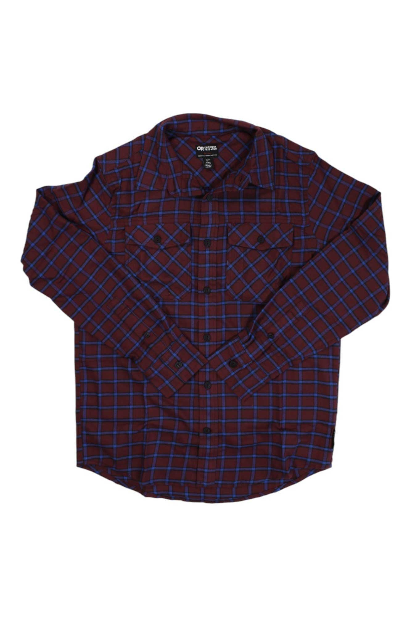 Outdoor Research Mens Feedback Lightweight Flannel Shirt Outdoor Research