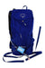 The Osprey Women's Kitsuma 7 Bike Hydration Pack is a blue backpack with multiple compartments, front zipper, side mesh pockets, adjustable shoulder and waist straps, and a blue Renaissance Rentals tag—ideal for mountain biking hydration.