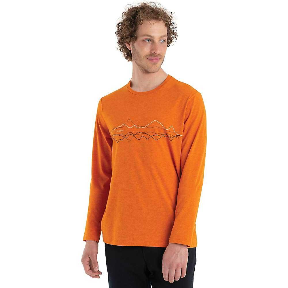Icebreaker Mens Merino Central Classic Icebreaker LS Tee Icebreaker