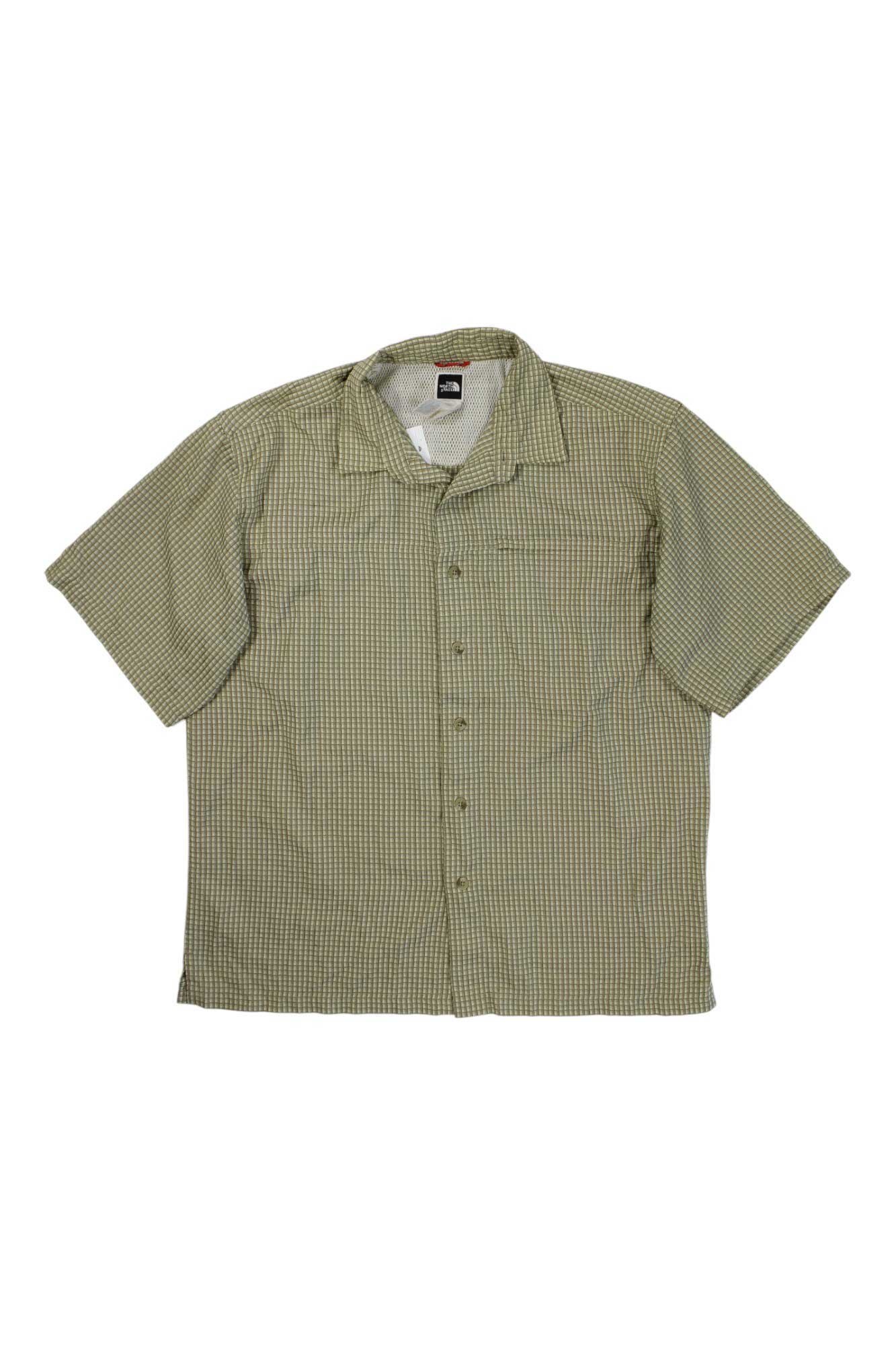 Mens Short Sleeve Button Down Plaid Shirt The North Face