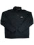 The North Face Apex Bionic Jacket in black features a front zipper, zippered chest pocket, long sleeves, high collar, and signature white logo on the left chest—a sleek men's softshell for any adventure.