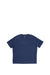 The REI Mens Active Short Sleeve Shirt in plain navy blue is laid flat on a white background, ideal as a hiking baselayer or performance shirt for outdoor activities.
