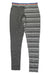 Women's long pants with gray striped side panel and Ortovox waistband