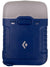 Blue rechargeable lantern with top speaker grille and control panel on rugged body