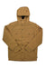 The Greenland Winter Insulated Jacket is a men's tan winter outdoor coat with a buttoned front, flap chest pockets, long sleeves, a left sleeve patch, and straight hem. Made from durable G-1000 Eco by Fjallraven.